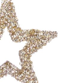 Deko-Anhänger Shining Star, Baumwolle, Goldfarben, B 25 x H 25 cm