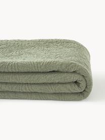 Strukturierte Baumwoll-Tagesdecke Panra, 100 % Baumwolle
 
Das in diesem Produkt verwendete Material ist schadstoffgeprüft und zertifiziert nach OEKO-TEX Standard 100 – Textile by OEKO-TEX® , CITEVE, 5763CIT., Olivgrün, B 230 x L 250 cm