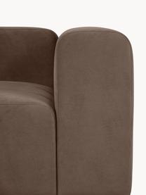 Modulares Sofa Lena (4-Sitzer), Bezug: Webstoff (88% Polyester, , Gestell: Kiefernholz, Schichtholz,, Webstoff Dunkelbraun, B 284 x T 106 cm