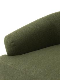 Modulares Sofa Sofia (3-Sitzer) in Grün, Bezug: 100% Polypropylen Der hoc, Gestell: Massives Kiefernholz, Spa, Füße: Kunststoff, Webstoff Grün, B 278 x T 95 cm