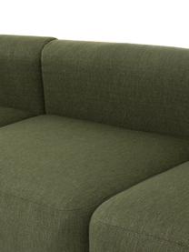 Modulares Sofa Sofia (3-Sitzer) in Grün, Bezug: 100% Polypropylen Der hoc, Gestell: Massives Kiefernholz, Spa, Webstoff Grün, B 278 x T 95 cm