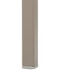 Divano da giardino 2 posti con cuscini Sunderland, Struttura: acciaio zincato verniciat, Rivestimento: poliacrilico, Struttura: taupe Cuscini seduta e schienale: color crema, Larg. 162 x Prof. 68 cm