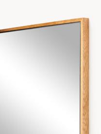 Nástenné zrkadlo s dreveným rámom Avery, Dubové drevo, Š 50 x V 70 cm