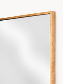 Eckiger Wandspiegel Avery mit Eichenholzrahmen, Rahmen: Eichenholz, Spiegelfläche: Spiegelglas Dieses Produk, Eichenholz, B 50 x H 70 cm