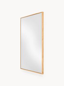 Eckiger Wandspiegel Avery mit Eichenholzrahmen, Rahmen: Eichenholz, Spiegelfläche: Spiegelglas Dieses Produk, Eichenholz, B 50 x H 70 cm