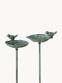 Vogelbadjesset Liga, set van 2, Gecoat metaal, Turquoise groen, B 20 cm x H 98 cm