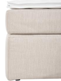 Boxspringbett Roma in Beige, Matratze: 5-Zonen-Taschenfederkern, Beige, 140 x 200 cm