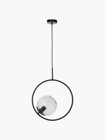 Suspension moderne Chloe, Noir, larg. 40 x haut. 51 cm