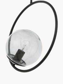 Lampa wisząca ze szkła dymionego Chloe, Czarny, S 40 x W 51 cm