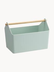 Cesta Favori, Cesta: polipropileno, Asa: madera, Verde, madera clara, An 37 x Al 24 cm