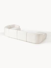 Modulární sedací souprava Sofia, Krémově bílá, Š 404 cm, H 231 cm, pravé rohové provedení