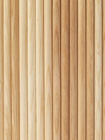 Runder Holz-Couchtisch Nele mit Stauraum, Mitteldichte Holzfaserplatte (MDF) mit Eschenholzfurnier, Holz, Ø 70 cm