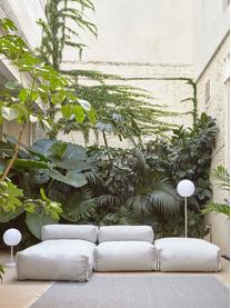 Tuin loungefauteuil Square, Bekleding: polyester, polypropyleen,, Frame: gelakt aluminium, Grijs, B 101 x D 101 cm