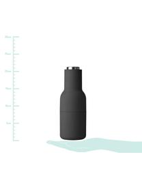 Mühlenset Bottle Grinder, 2-tlg., Korpus: Kunststoff, Mahlwerk: Keramik, Deckel: Edelstahl, Anthrazit, Hellgrau, Ø 8 x H 21 cm