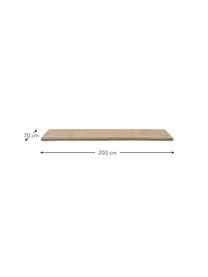 Daybed matras Minimal in leer, Bekleding: leer, Leer beige, B 70 x L 200 cm