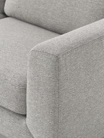 Canapé d'angle 3 places Cucita, Tissu gris, larg. 262 x prof. 163 cm, méridienne à gauche