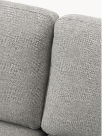 Canapé d'angle 3 places Cucita, Tissu gris, larg. 262 x prof. 163 cm, méridienne à gauche