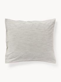 Poszewka na poduszkę z bawełny Caspian, Greige, złamana biel, S 40 x L 80 cm