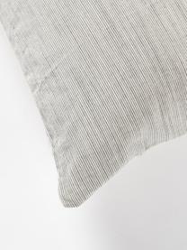 Poszewka na poduszkę z bawełny Caspian, Greige, złamana biel, S 40 x L 80 cm