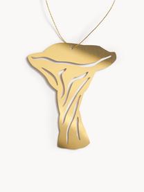 Baumanhänger-Set Fungi, 4-tlg., Edelstahl, vermessingt, Goldfarben, B 4 x H 5 cm