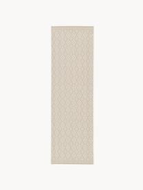 Tapis d'extérieur Capri, 86 % polypropylène, 14 % polyester, Beige, larg. 80 x long. 250 cm