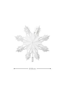 Estrella Árbol de Navidad Christmas Star, Papel, metal, Blanco, Ø 30 cm