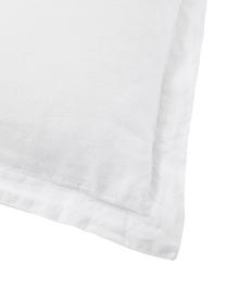 Ropa de cama de lino lavado Nature, Lino mixto
(52% lino, 48% algodón)

Densidad de hilo 108 TC, calidad estándar

Las prendas de lino mixto absorben hasta 35% de humedad intercambiandola con el ambiente, se seca muy rápido y tiene un agradable efecto refrescante para las noches de verano. Además su alta resistencia a la abrasión hace que el lino sea muy duradero, Blanco, Cama 90 cm (155 x 220 cm), 2 pzas.