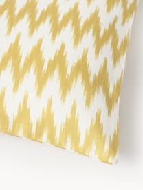 Housse de coussin de jardin motif ikat Maillot, 100 % acrylique

Le matériau est certifié STANDARD 100 OEKO-TEX®, 2016OK0494, Jaune, larg. 40 x long. 40 cm