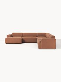 Divano ampio Melva, Rivestimento: 100% poliestere Con 115.0, Struttura: legno massiccio di pino e, Piedini: plastica Questo prodotto , Tessuto torrone, Larg. 339 x Prof. 339 cm, chaise-longue a destra