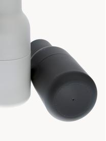 Dizajnérska súprava mlynčekov na soľ a korenie Bottle Grinder, 2 diely, Antracitová, biela, odtiene striebornej, Ø 8 x V 21 cm