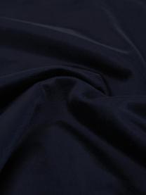 Fluwelenkussenhoezen Simone, 3-delig, 100% polyester fluweel, Grijs, beige, donkerblauw, B 50 x L 50 cm