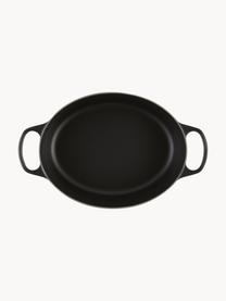 Cocotte ovale en fonte émaillée Signature Collection, Fer, émaillé, Noir, larg. 33 cm, 7,5 L