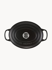 Cocotte ovale en fonte émaillée Signature Collection, Fer, émaillé, Noir, larg. 33 cm, 7,5 L