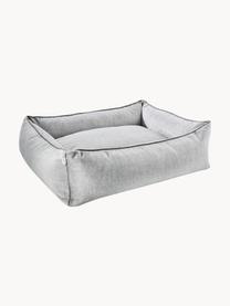 Samt-Hundebett Glam, verschiedene Größen, Bezug: Samt (100 % Polyester) De, Hellgrau, Dunkelgrau, B 112 x T 95 cm