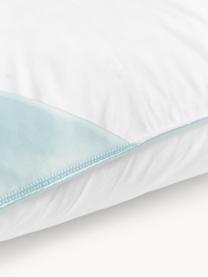 Almohada 3 cámaras Premium, firmeza baja, Exterior: plumas blancas nuevas (90, Interior: plumas nuevas blancas, cl, Funda: 100% algodón Mako, Blando, An 40 x L 80 cm