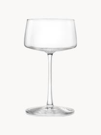 Kristall-Champagnerschalen Power, 6 Stück, Kristallglas, Transparent, Ø 9 x H 16 cm, 275 ml