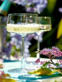 Krištáľové poháre na šampanské Power, 6 ks, Krištáľové sklo, Priehľadná, Ø 9 x V 16 cm, 275 ml