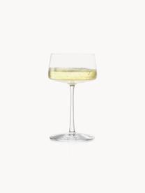 Kristall-Champagnerschalen Power, 6 Stück, Kristallglas, Transparent, Ø 9 x H 16 cm, 275 ml