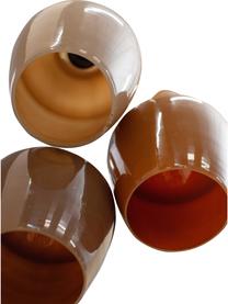Lampada a sospensione a grappolo Pottery, Paralume: vetro, Tonalità beige, tonalità marroni, Ø 30 x Alt. 145 cm