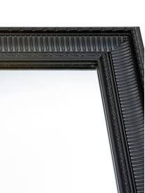 Specchio da parete con cornice Paris, Cornice: poliuretano, Superficie dello specchio: lastra di vetro, Cornice: nero Superficie dello specchio: lastra di vetro, Larg. 52 x Alt. 62 cm