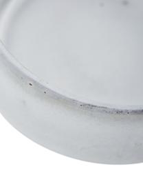 Handgemachte Dipschalen Nordic Sand, 4 Stück, Steingut, Hellgrau, Ø 8 x H 3 cm