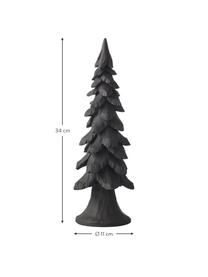 Ručně vyrobená dekorace Tree, Polyresin, Černá, Ø 11 cm, V 34 cm