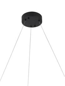 Grande suspension LED moderne Breda, Noir