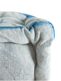 Cojín de asiento Benni, Funda: algodón, Tonos azules, An 40 x L 40 cm