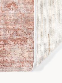 Tapis à poils ras Alisha, 63 % jute, 37 % polyester, Terracotta, larg. 120 x long. 180 cm (taille S)