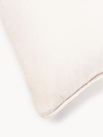 Housse de coussin en velours Dana, 100 % coton

Le matériau est certifié STANDARD 100 OEKO-TEX®, 21.HCN.84376, Hohenstein, Blanc crème, larg. 60 x long. 60 cm