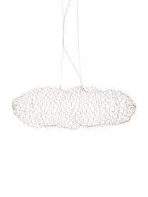 Grosse LED-Pendelleuchte Hayden, Messingfarben, 76 x 27 cm