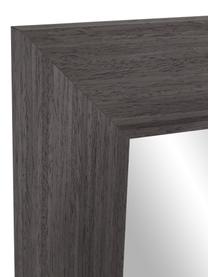 Obdélníkové nástěnné zrcadlo s dřevěným rámem Yvaine, Hnědá, Š 81 cm, V 181 cm