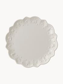 Porzellan-Frühstücksteller Toy's Delight, 6 Stück, Premium Porzellan, Off White, Ø 23 cm