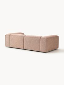 Modulares Sofa Lennon (3-Sitzer) aus Leinen-Mix, Bezug: 50 % Viskose, 25 % Leinen, Gestell: Fichtenholz, Sperrholz, m, Leinen-Mix Rostrot, B 238 x T 119 cm